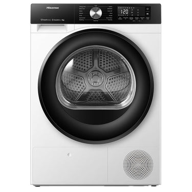 Factory second Hisense HDFS80HS 8 kg Series 3 Heat Pump Dryer – White